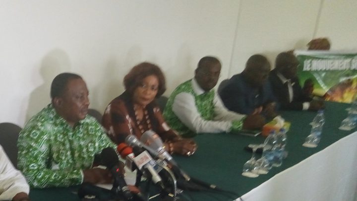 Conférence de presse du mouvement Sur les traces d’Houphouët ,Adjoumani Kobenan Kouassi’’ Nous ne sommes pas là pour faire souffrir Bédié’’
