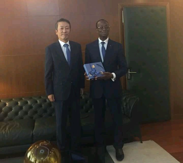 Relation internationale : L’ambassadeur de Corée en Côte d’Ivoire rend une visite de courtoisie à Sem Diabaté