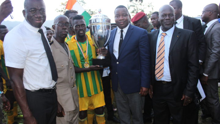 Facobly: 5 ième édition de la coupe de  la Mudek, Nipoa de Gbadrui enlève le trophée devant Kriao Fc(1-0).