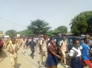 Secteur éducation /formation : Les élèves encore dans la rue ce matin