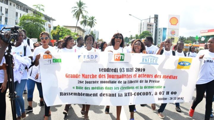 MEDIA : célébration de la 26e journée mondiale de la liberté de la presse, RFS a enregistré moins d’atteinte à la liberté de presse en  côte d’Ivoire.