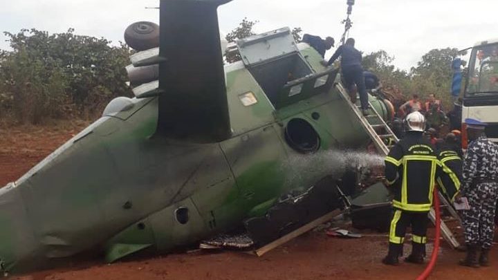Visite de Ouattara à Katiola : Crash de hélico montre  que tout n’est que vanité sur terre !