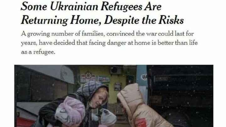 Guerre en Ukraine,: Des Réfugiés Ukrainiens déçus de l’accueil rentrent chez eux