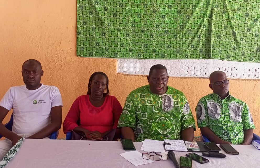 Côte d’Ivoire (Politique): M. Gnagne Agnero Jean Claude, membre du bureau politique conteste le choix de Dia Houphouët et menace de claquer la porte.