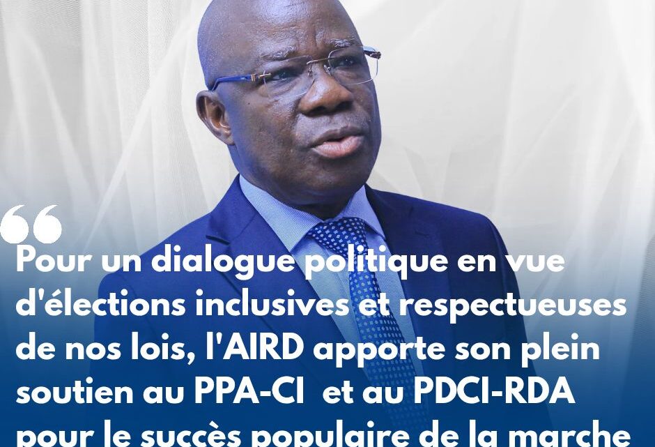 Politique (opposition/marche du Front Commun): Après le Fpi d’Affi N’guessan , l’AIRD du ministre Kahé Eric rejoint la lutte